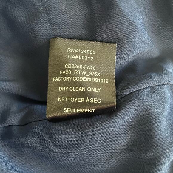 For Love & Lemons‎ Lula Polka Dot Ruched Mini Dress Navy Size S - Picture 8 of 11